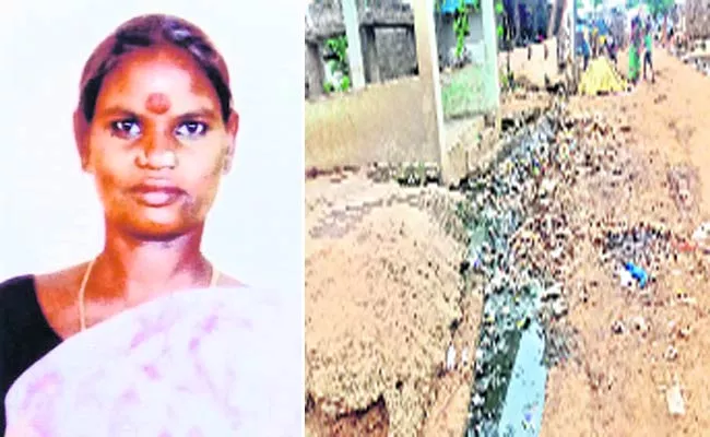 Woman dies with diarrhea In Vizianagaram - Sakshi