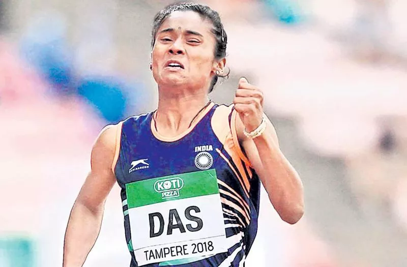  Hima Das the new poster girl of Indian athletics - Sakshi