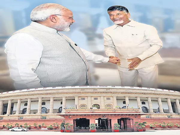 TDP and BJP Political Drama was Revealed as a witness of Parliament - Sakshi