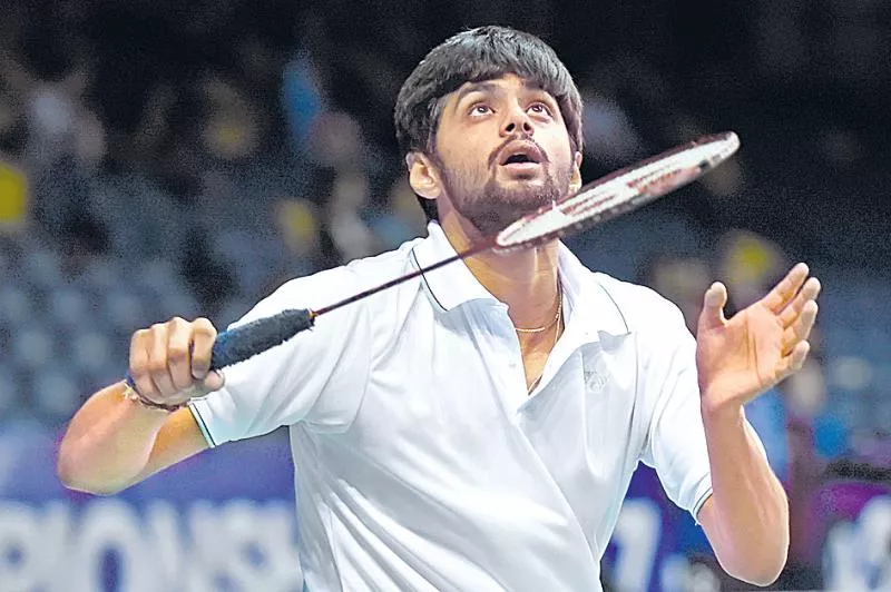 Defending champion B. Sai Praneeth crashes out of Singapore Open - Sakshi