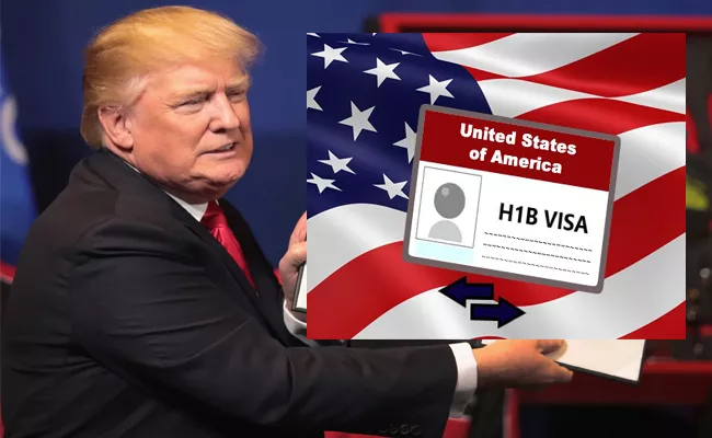 Trump Government Planning To Cancel H1B Spouse Work Permit - Sakshi