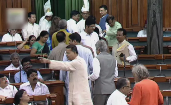 BJD Walks Out Of NoConfidenceMotion - Sakshi