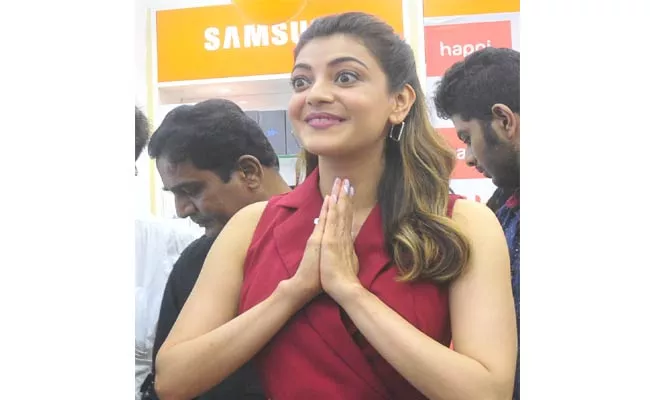 Kajal Agarwal In Warangal - Sakshi