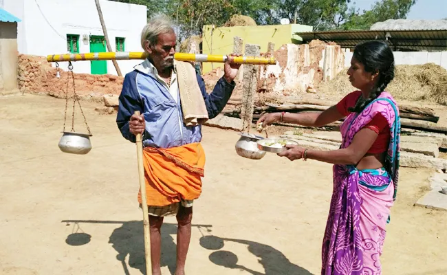 Begger Pension Stoped For Land In Online Webaite In Chittoor - Sakshi