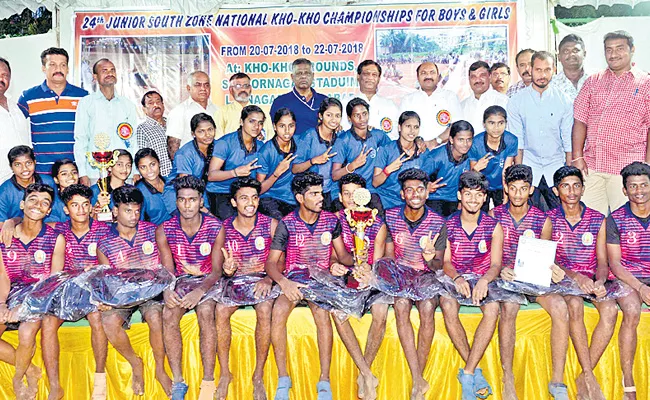 Andhra Pradesh Gets third place in National Kho Kho Championship - Sakshi