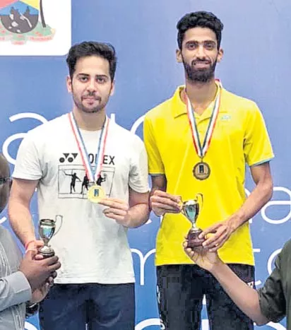 Manu-Sumeeth retain Lagos International title - Sakshi