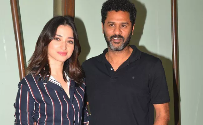 Tamannaah Romance Again With Prabhu Deva - Sakshi