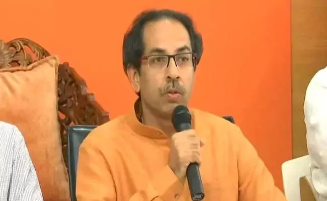 Shiv Sena Chief Uddhav Thackeray Fires On BJP - Sakshi