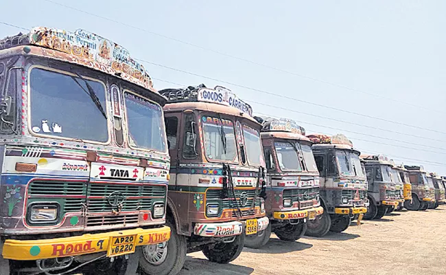 Price hikes Due To Lorry Strike In Telangana - Sakshi