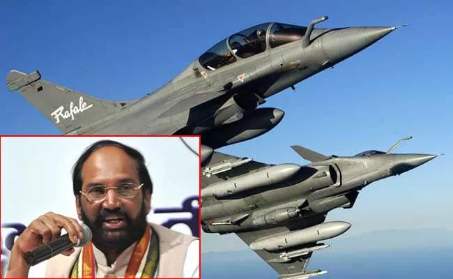 Massive Scandal In Rafel Fighter Jet Deal Said By TPCC Chief Utham Kumar Reddy - Sakshi