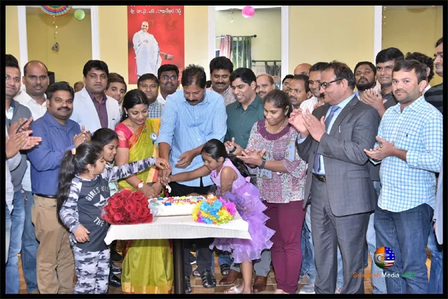 Chicago Telugu Community Celebrated Birthday Of YSR - Sakshi