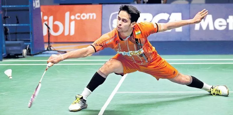 kashyap out of Russia Open badminton - Sakshi