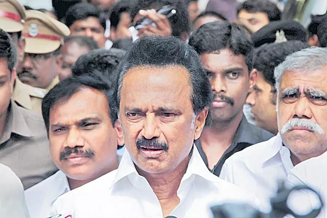 Karunanidhi's Health Has Improved, Says Son MK Stalin - Sakshi