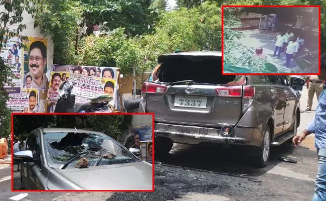 Petrol Bomb Attack on TTV Dinakaran - Sakshi