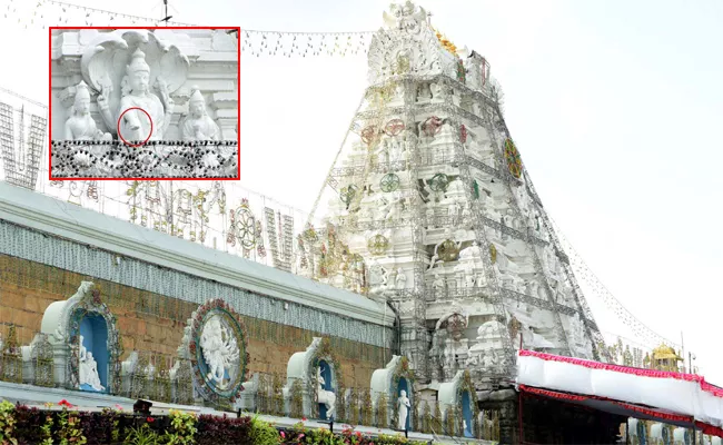 Tirumala Temple Domes Repairs Delayed Officials - Sakshi