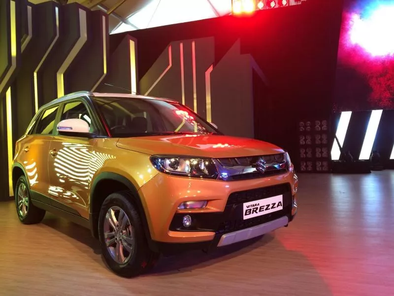 Vitara Brezza achieves fastest 3-lakh sales mark in SUV segment - Sakshi