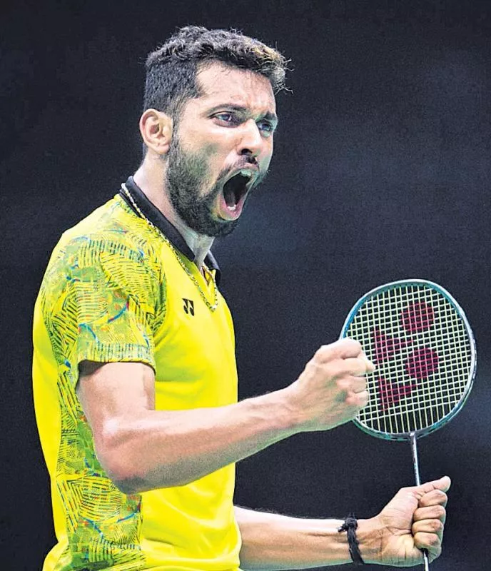 HS Prannoy stuns two-time Olympic champion Lin Dan  - Sakshi