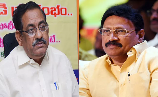 MLA Gadde Rammohan Rao Vs Mayor Sridhar In Krishna - Sakshi