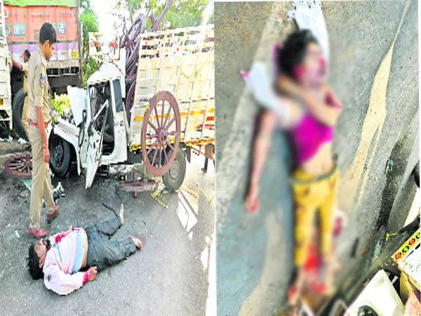 Road Accident In Nirmal - Sakshi