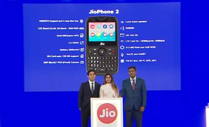 JioPhone 2 Launched: Specs, Price, Top features - Sakshi