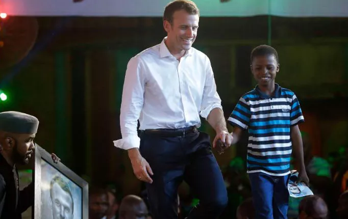 President Macron congrats Nigerian artist Kareem Waris - Sakshi