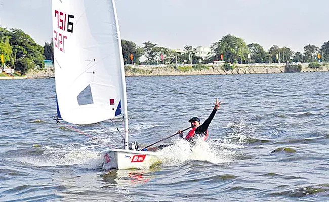 Mohit Saini leads in sailing - Sakshi