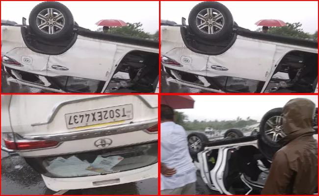 MLA Putta Madhu Escape to Road Accident - Sakshi