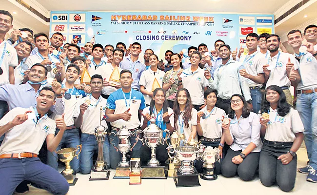 Rishab, Juhi got Gold Medals in Sailing Championship - Sakshi