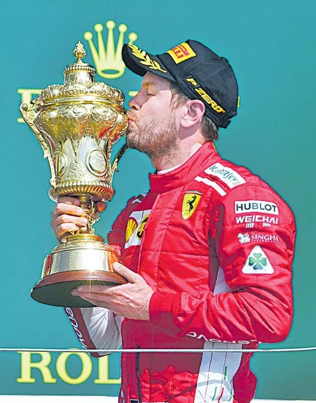 Sebastian Vettel wins British Grand Prix to extend championship lead over Lewis Hamilton - Sakshi