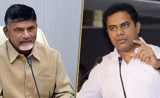 Minister KTR Sensation Comments On CM chandrababu - Sakshi