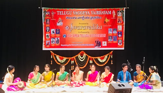 Swaravedika BATA conducts Telugu vaggeya vybhabam in California - Sakshi