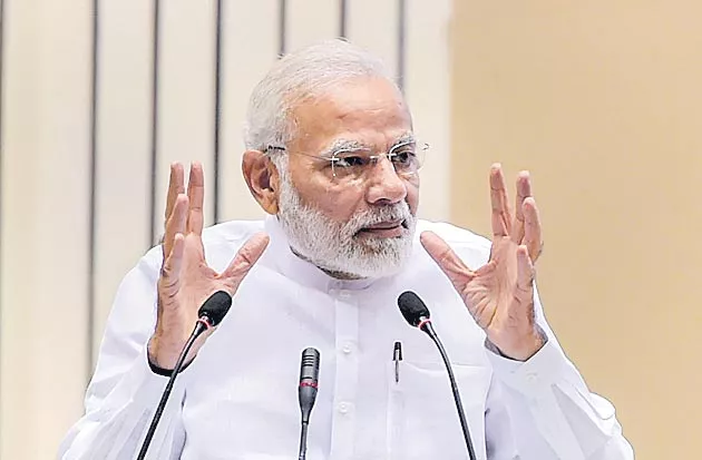 PM Modi announces setting up of 12 modern biofuel refineries - Sakshi