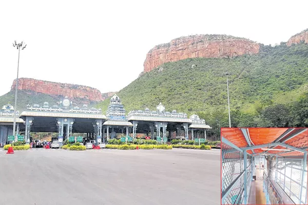 No Devotees At Tirumala because of maha samprokshanam - Sakshi