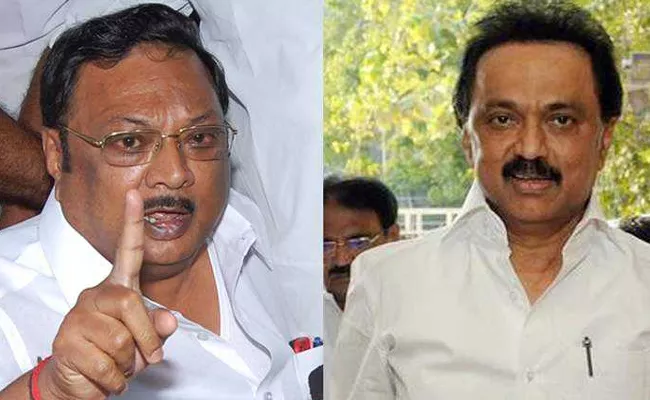 MK Alagiri Opens Rebellion In DMK - Sakshi