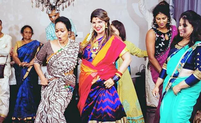 Rambha Danced At Her Baby Shower - Sakshi