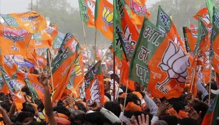 According To ABP News Survey BJP Likely To Face Defeat In MP Chhattisgarh And Rajasthan - Sakshi