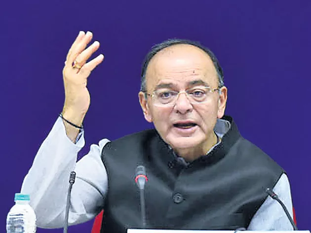 At the appropriate level, stock exchange: Jaitley - Sakshi