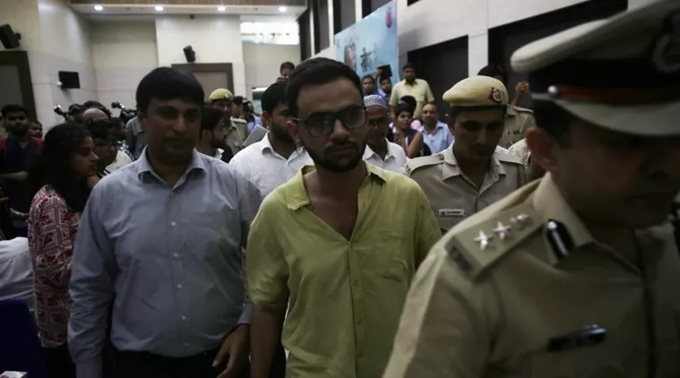 Delhi Police Track Key Phone Number Over Attack On Umar Khalid - Sakshi