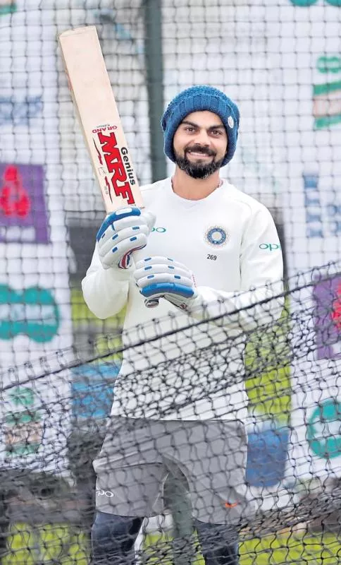 Virat Kohli fit to face England in third Test after back pain subsides - Sakshi