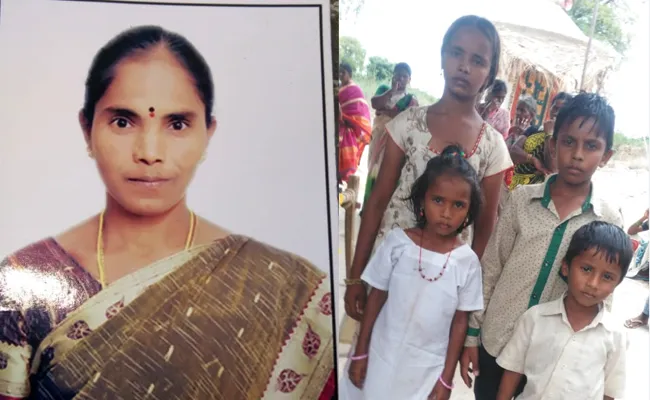 Children Waiting For Her Mother In YSR Kadapa - Sakshi