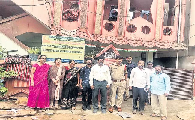 Orphanage Seized In Rangareddy - Sakshi