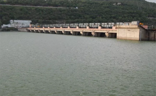 Srisailam Dam Almost Full Kurnool - Sakshi