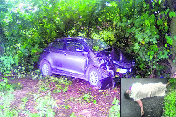 Woman killed in car accident at West Godavari district - Sakshi