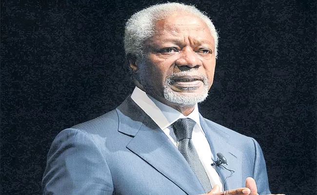 Former UN  Secretary General  Kofi Annan Died - Sakshi