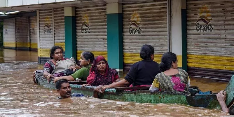 Environmentalist Madhav Gadgil says it is also a man-made disaster - Sakshi