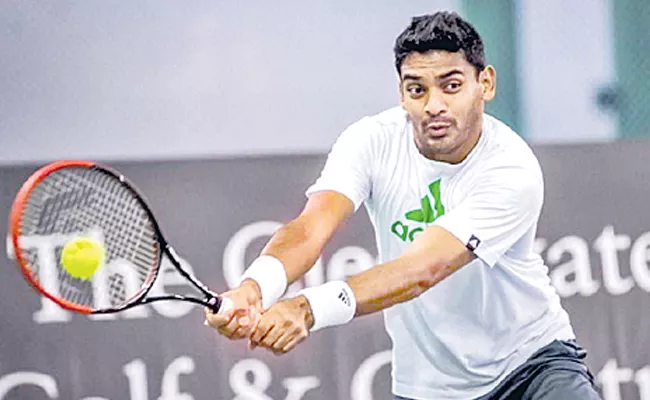 Divij Sharan Pair enter Quarters - Sakshi