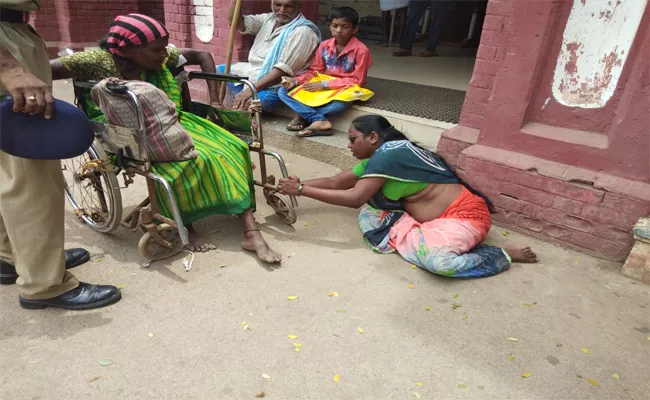 Handicapped And Peoples Problems In Nellore - Sakshi