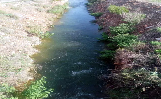 Irrigation Canal Water Problems In Prakasam - Sakshi