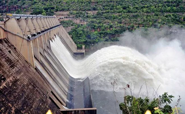 Heavy Floods To Srisailam Project - Sakshi