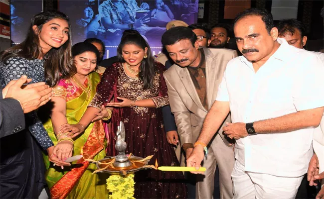 Pooja Hegde Shopping Mall And Malti Complex Start In Prakasam - Sakshi